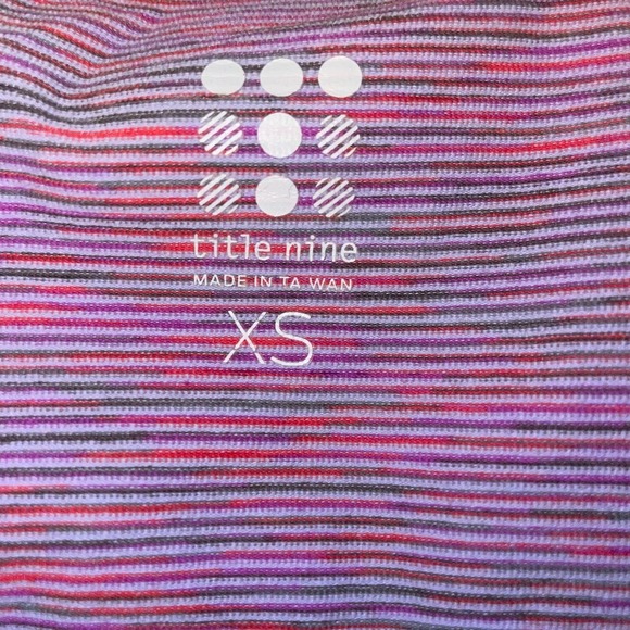 Title Nine Dream Striped Cap Sleeve Athletic Dress w/ Pocket Multicolor Size XS - Picture 4 of 7